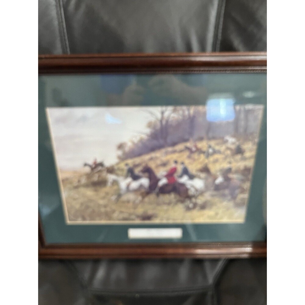 Set of 2 Vintage George Wright Print "Gone Away" "Full Cry" - Picture 14 of 16